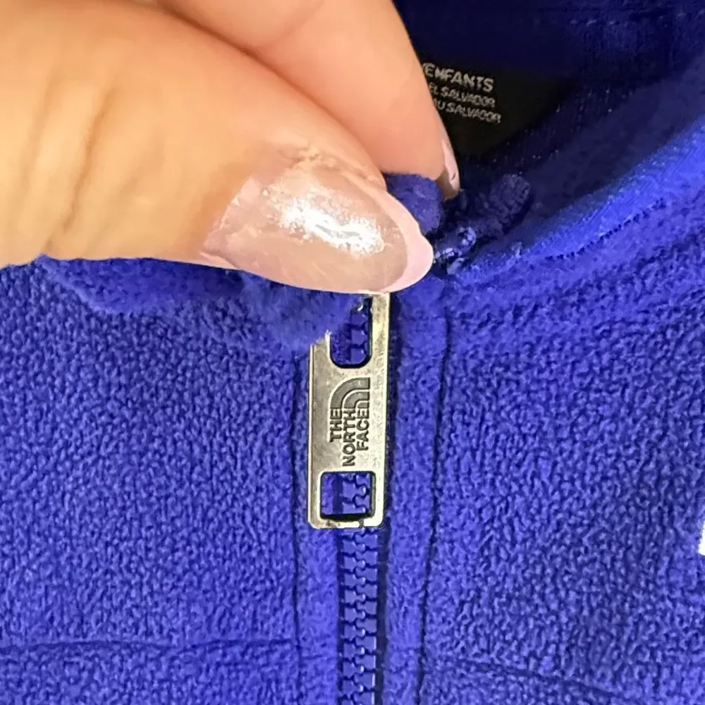 The North Face Kids Royal Blue Fleece Hoodie